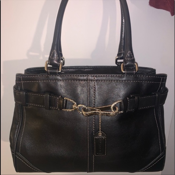 Vintage Coach Black Leather 11200 - Picture 6 of 10